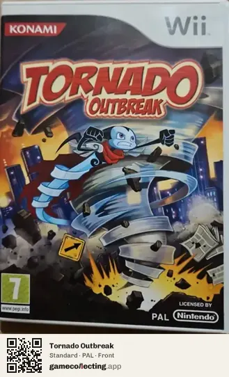 Tornado Outbreak Nintendo Wii, PAL box front