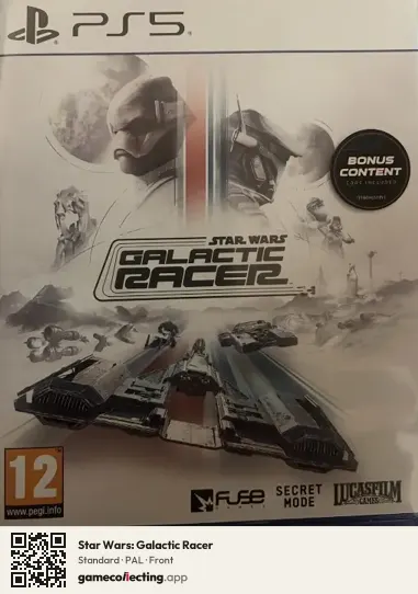 Star Wars: Galactic Racer PlayStation 5, PAL box front