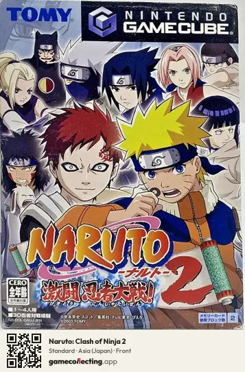 Naruto: Clash of Ninja 2 Nintendo GameCube, Asia box front