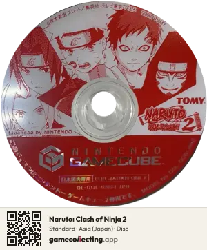 Naruto: Clash of Ninja 2 Nintendo GameCube, Asia disc