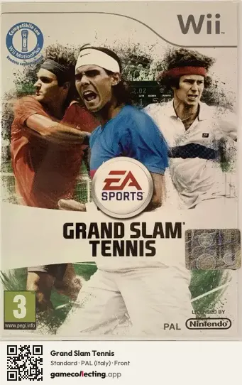 Grand Slam Tennis Nintendo Wii, Italy box front