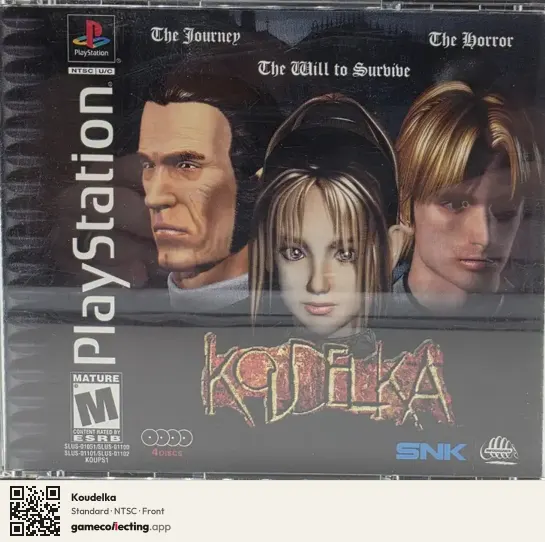 Koudelka PlayStation, NTSC box front