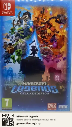 Minecraft Legends Nintendo Switch, Germany box front
