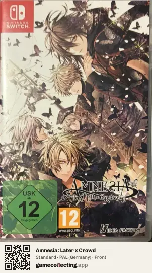Amnesia: Later x Crowd Nintendo Switch, Germany box front