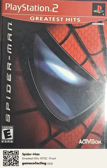 Spider-Man PlayStation 2, NTSC box front