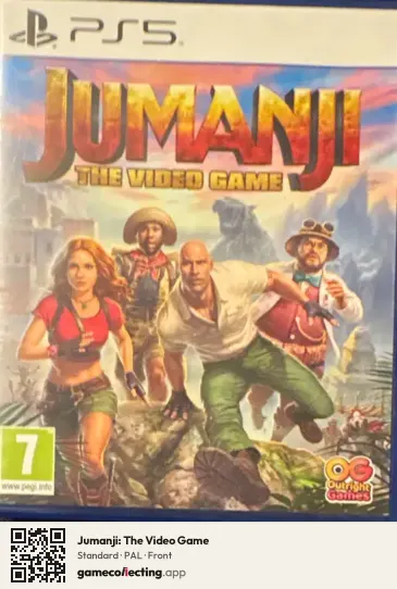 Jumanji: The Video Game PlayStation 5, PAL box front