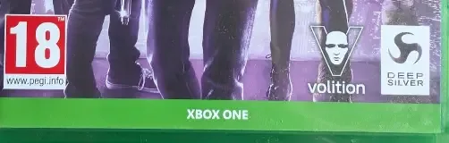 Saints Row: The Third Remastered, the USK square on its front