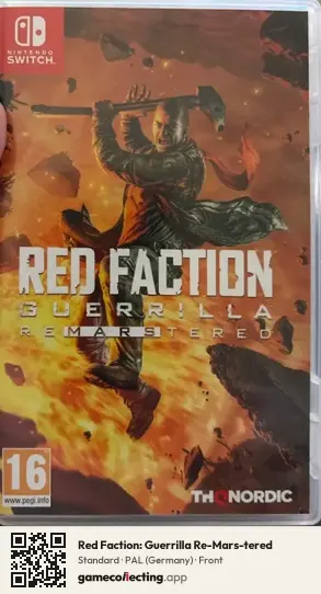 Red Faction: Guerrilla Re-Mars-tered Nintendo Switch, Germany box front