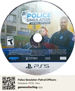 Police Simulator: Patrol Officers PlayStation 5, NTSC disc