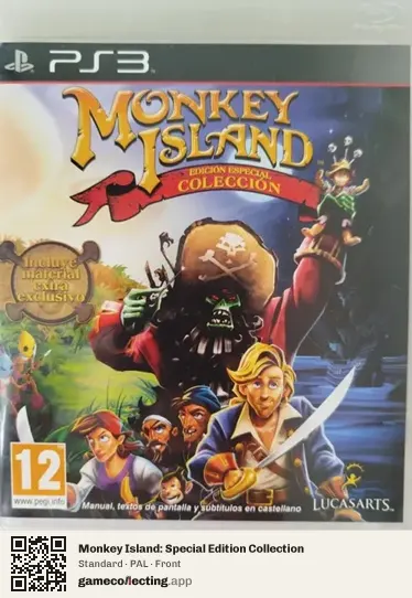 Monkey Island: Special Edition Collection PlayStation 3, PAL box front