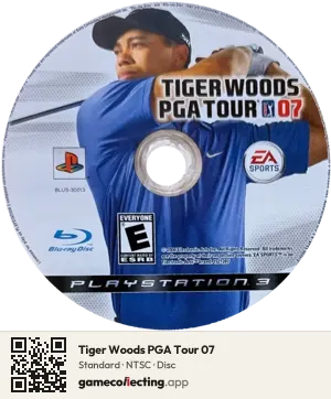 Tiger Woods PGA Tour 07 PlayStation 3, NTSC disc
