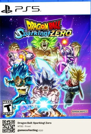 Dragon Ball: Sparking! Zero PlayStation 5, NTSC box front
