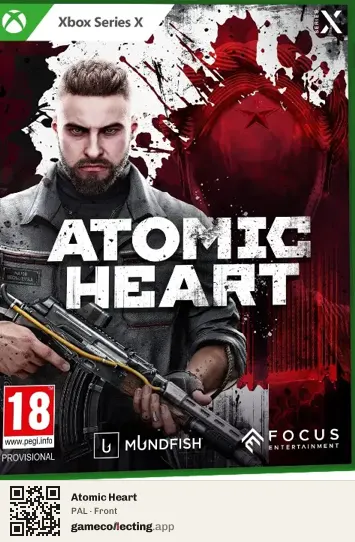 Atomic Heart Xbox Series X, PAL box front