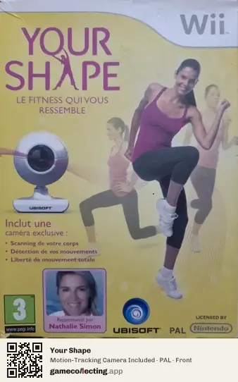 Your Shape Nintendo Wii, PAL box front