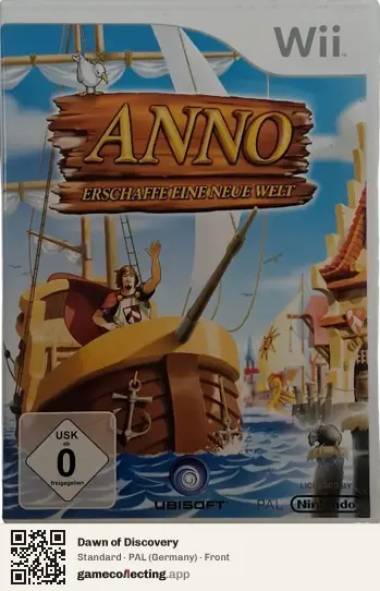 Dawn of Discovery Nintendo Wii, Germany box front