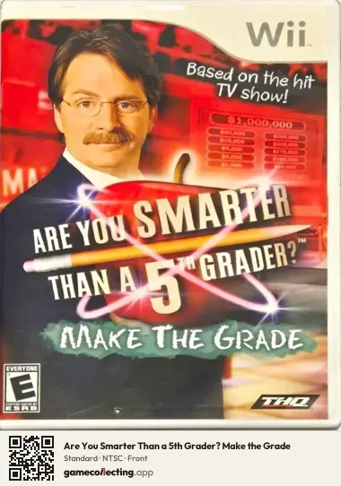Are You Smarter Than a 5th Grader? Make the Grade Nintendo Wii, NTSC box front