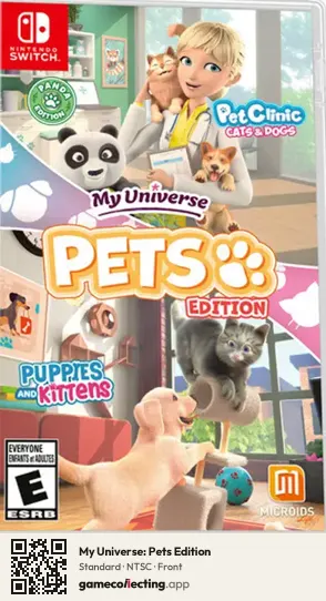 My Universe: Pets Edition Nintendo Switch, NTSC box front