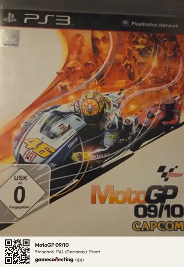MotoGP 09/10 PlayStation 3, Germany box front