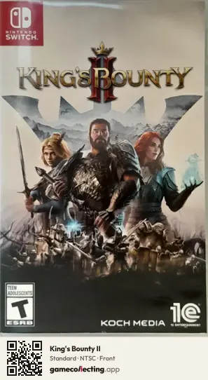 King's Bounty II Nintendo Switch, NTSC box front