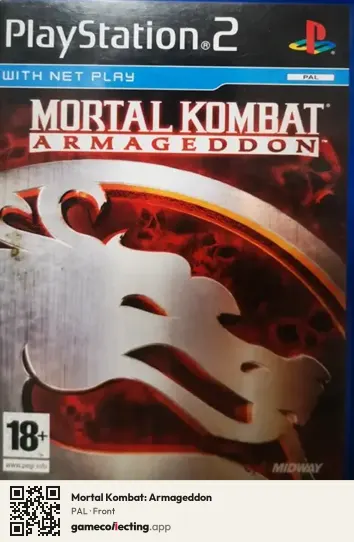 Mortal Kombat: Armageddon PlayStation 2, PAL box front