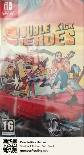 Double Kick Heroes Nintendo Switch, PAL box front