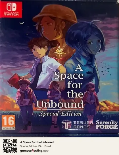 A Space for the Unbound Nintendo Switch, PAL box front