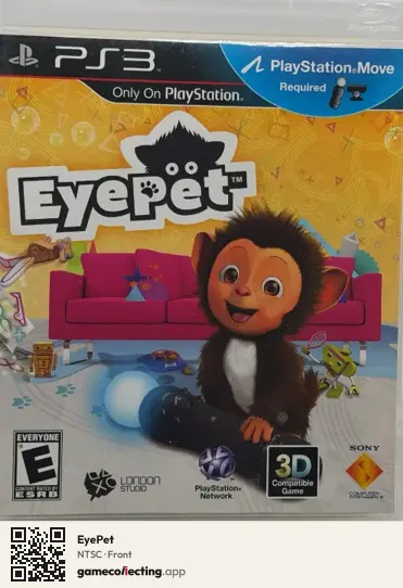 EyePet PlayStation 3, NTSC box front