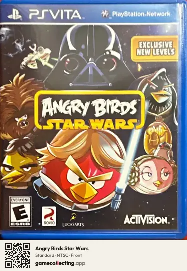 Angry Birds Star Wars PlayStation Vita, NTSC box front