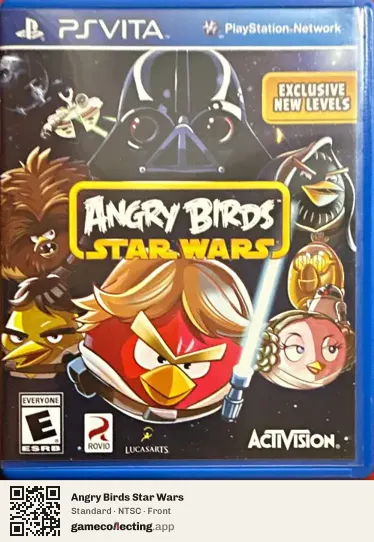 Angry Birds Star Wars PlayStation Vita, NTSC box front