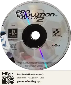 Pro Evolution Soccer 2 PlayStation, PAL disc