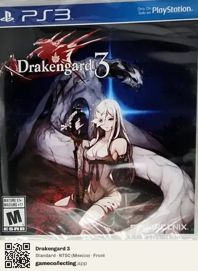 Drakengard 3 PlayStation 3, Mexico box front