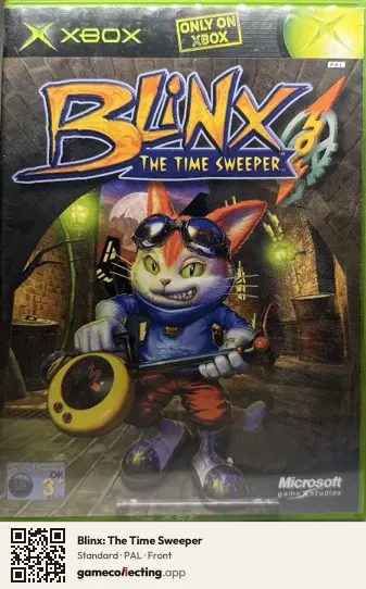 Blinx: The Time Sweeper Xbox, PAL box front
