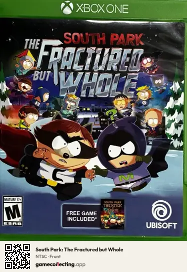 South Park: The Fractured but Whole Xbox One, NTSC box front