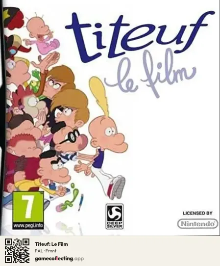 Titeuf: Le Film Nintendo DS, PAL box front