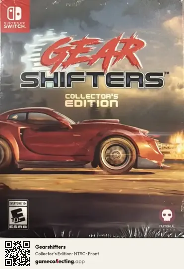 Gearshifters Nintendo Switch, NTSC box front
