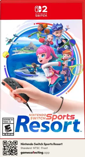 Nintendo Switch Sports Resort Nintendo Switch 2, NTSC box front