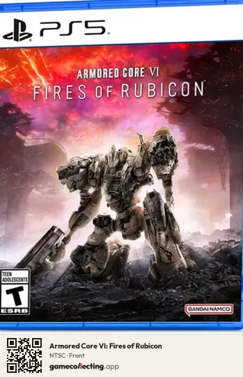 Armored Core VI: Fires of Rubicon PlayStation 5, NTSC box front
