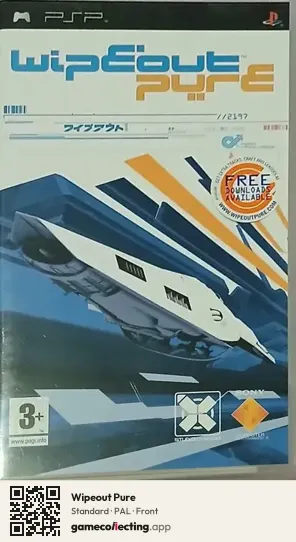 Wipeout Pure PlayStation Portable, PAL box front