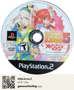 Wild Arms 5 PlayStation 2, NTSC disc