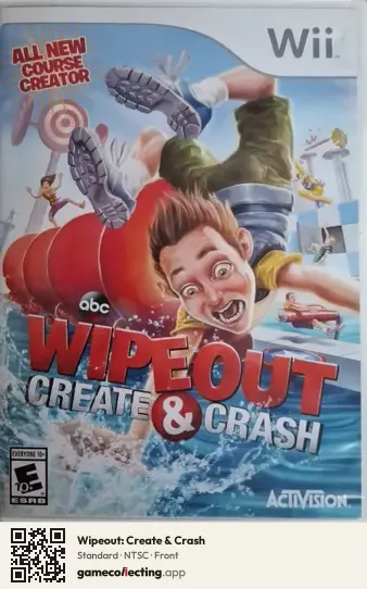 Wipeout: Create & Crash Nintendo Wii, NTSC box front