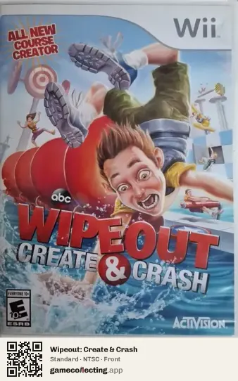 Wipeout: Create & Crash Nintendo Wii, NTSC box front