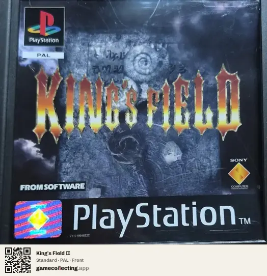 King's Field II PlayStation, PAL box front