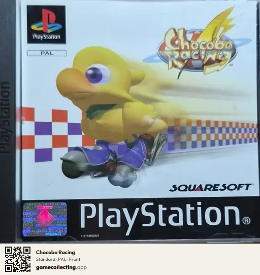 Chocobo Racing PlayStation, PAL box front