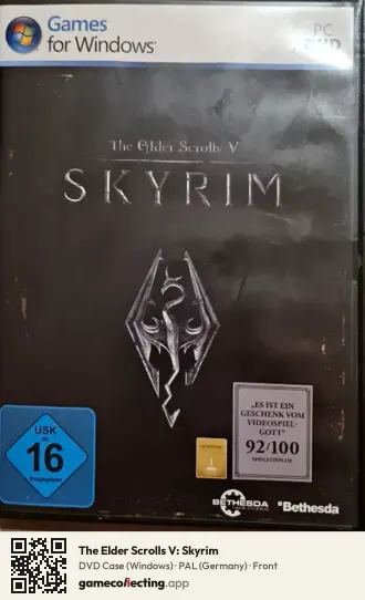 The Elder Scrolls V: Skyrim Computer, Germany box front
