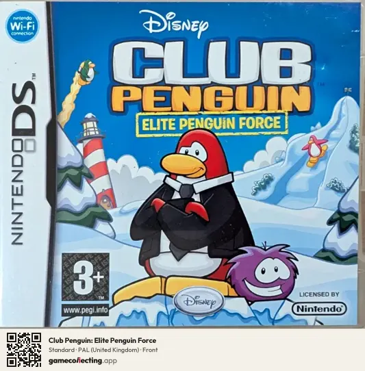 Club Penguin: Elite Penguin Force Nintendo DS, United Kingdom box front