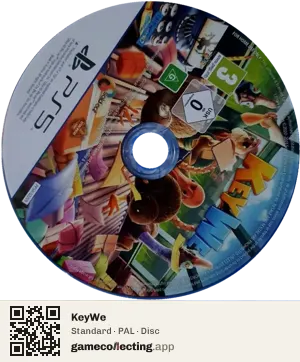 KeyWe PlayStation 5, PAL disc
