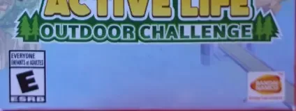 Active Life Outdoor Challenge, the ESRB box on its front