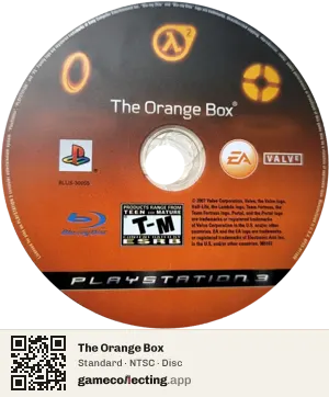 The Orange Box PlayStation 3, NTSC disc