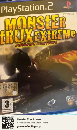 Monster Trux Arenas PlayStation 2, Italy box front