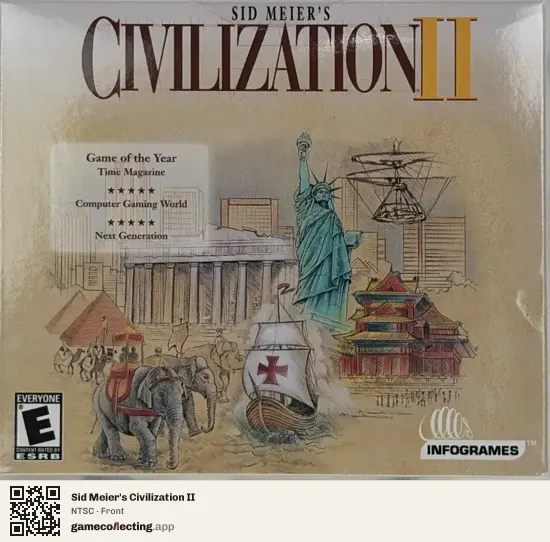 Sid Meier's Civilization II Computer, NTSC box front